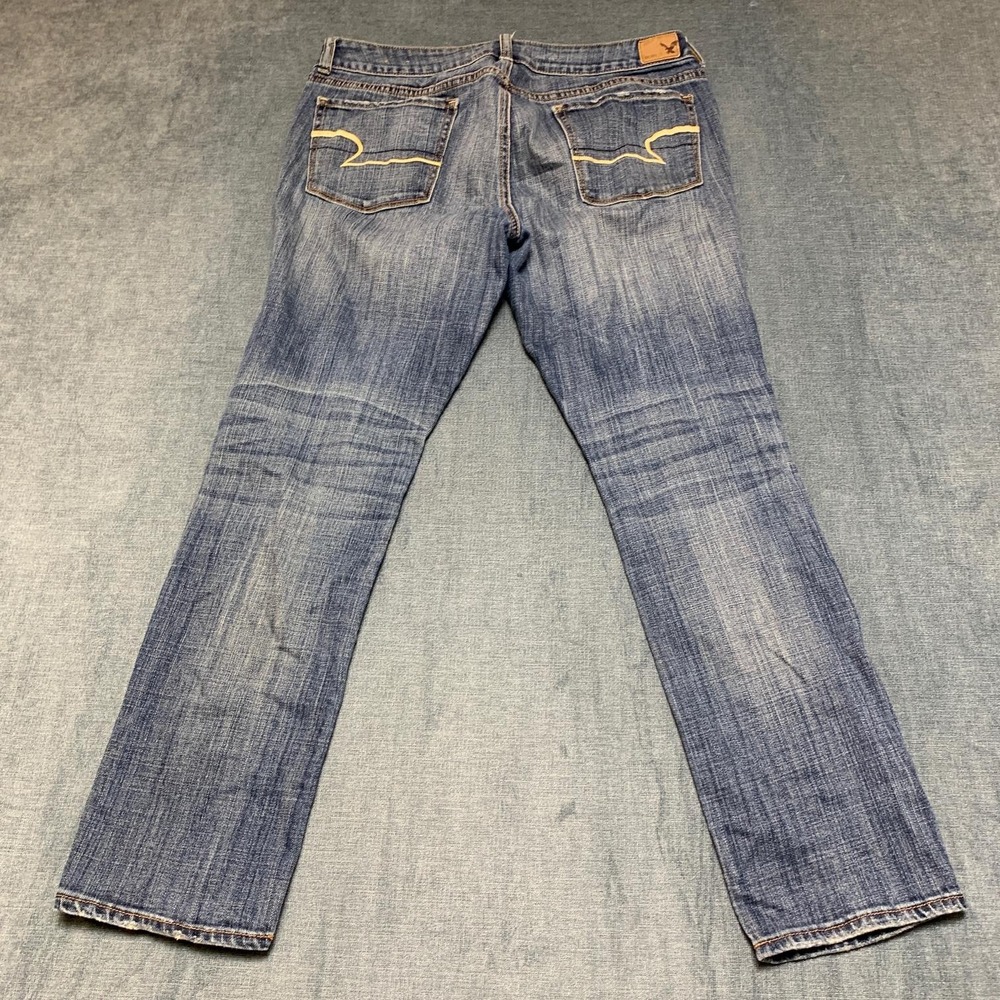 American Eagle Outfitters Jeans Womens 12 31x28 Blue Denim Medium Wash Mid Rise